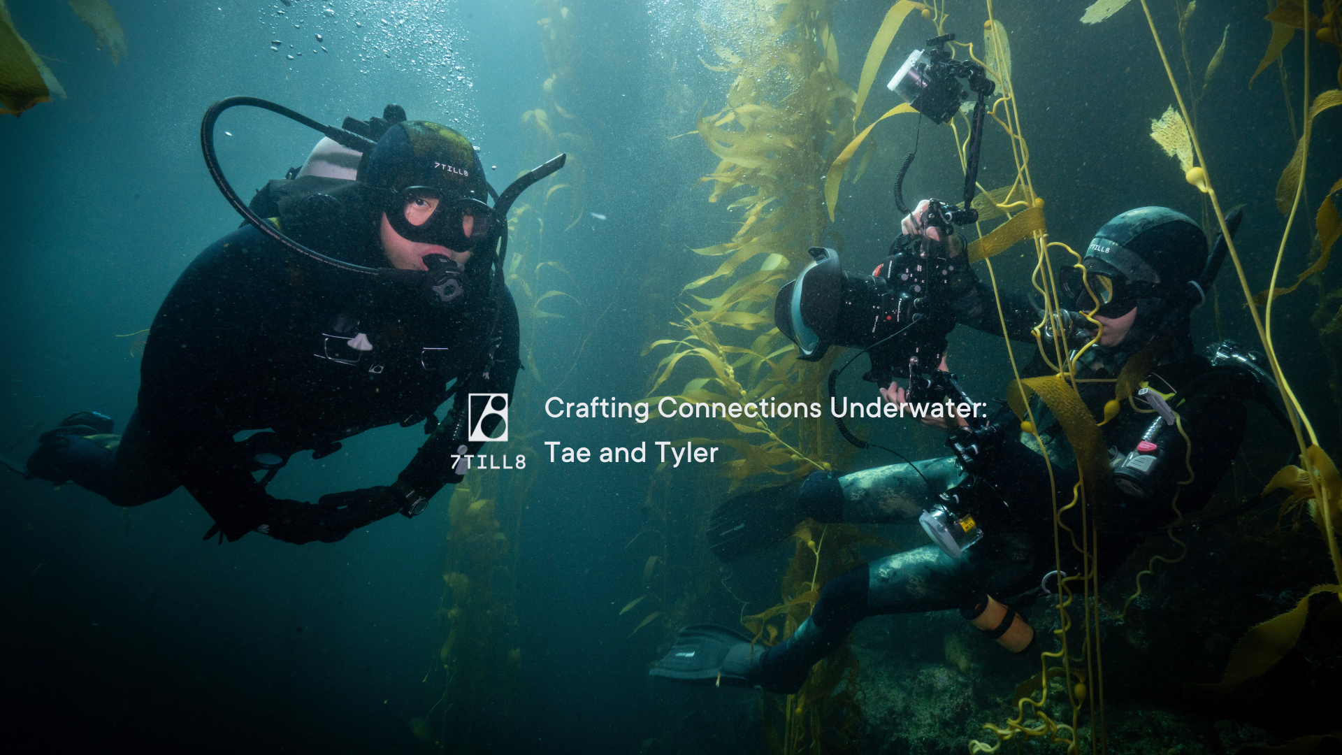 Crafting Connections Underwater: Tae and Tyler